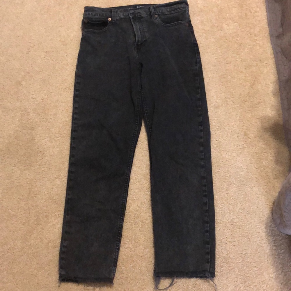 Gap black ankle jeans